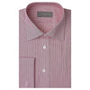 Ainsley Red and White Engineered Stripe Shirt