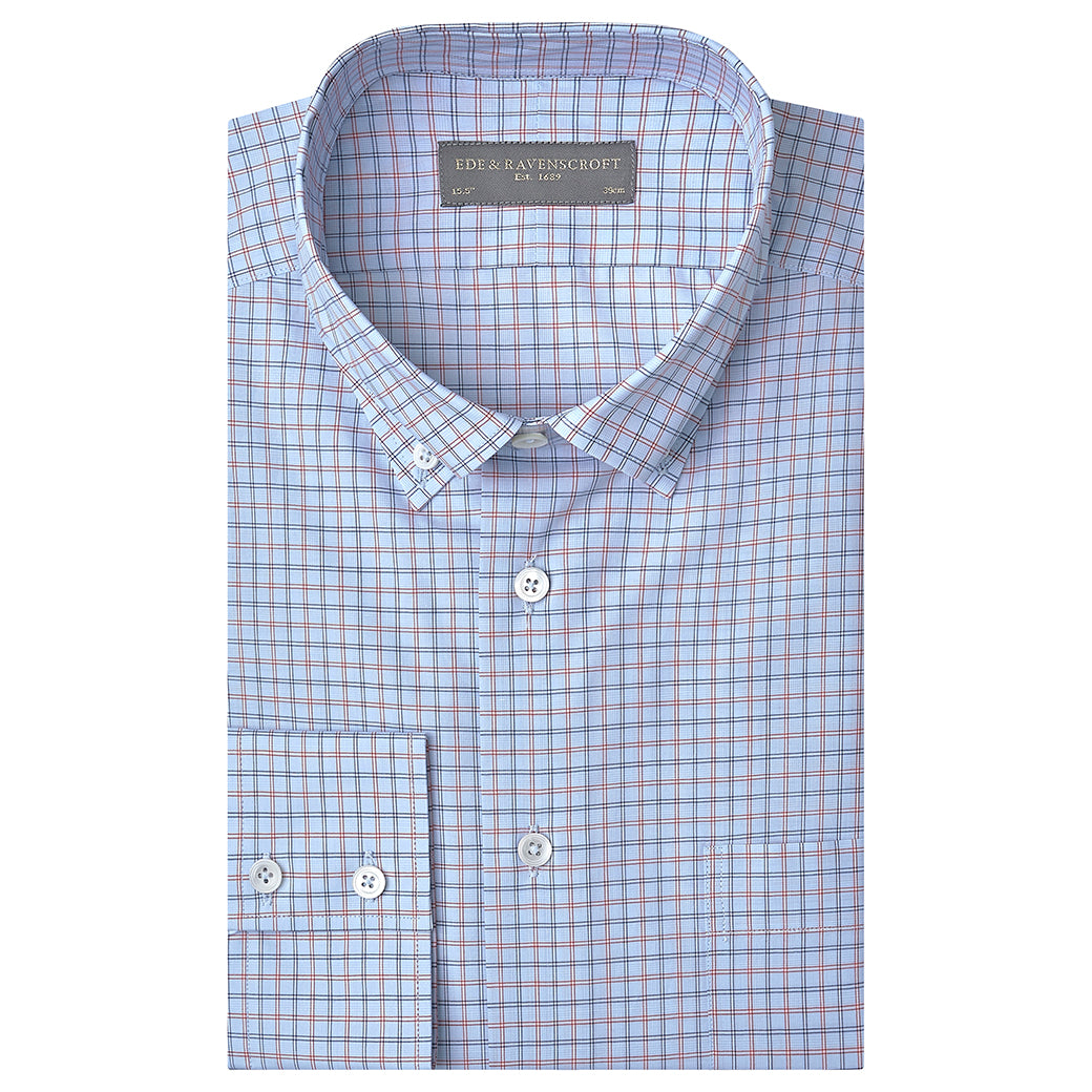 Angelo Blue and Red Check Shirt