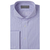 Anson Pink Blue and White Engineered Stripe Shirt