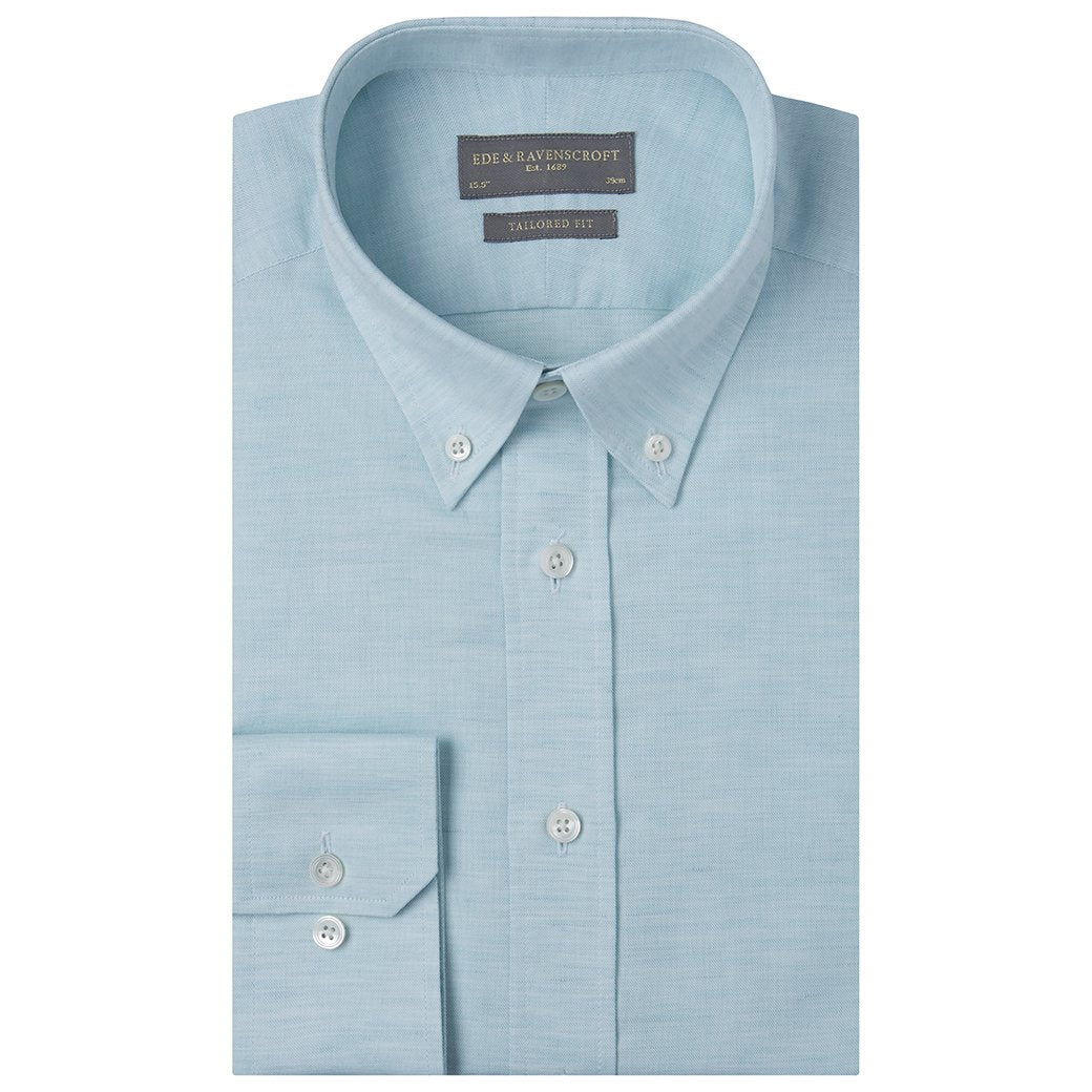 Alvin Mint Cotton Linen Shirt