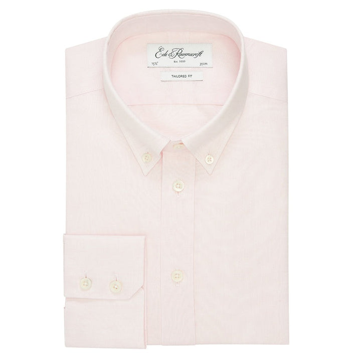 Alvin Pink Cotton and Linen Shirt