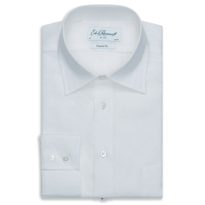 Aragon White Linen Shirt