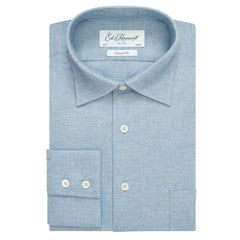 Aragon Pale Blue Melange Twill Shirt