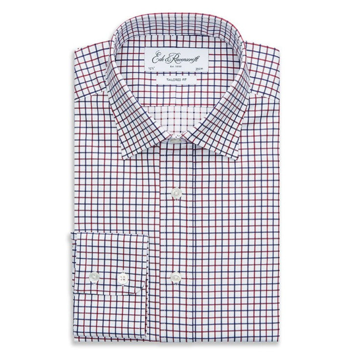 Alex White Multi Check Shirt