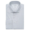 Ashby White Grid Check Cotton Shirt