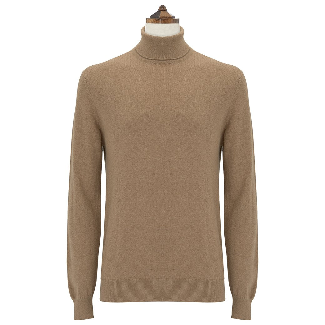 Kenbury Camel Roll Neck Sweater