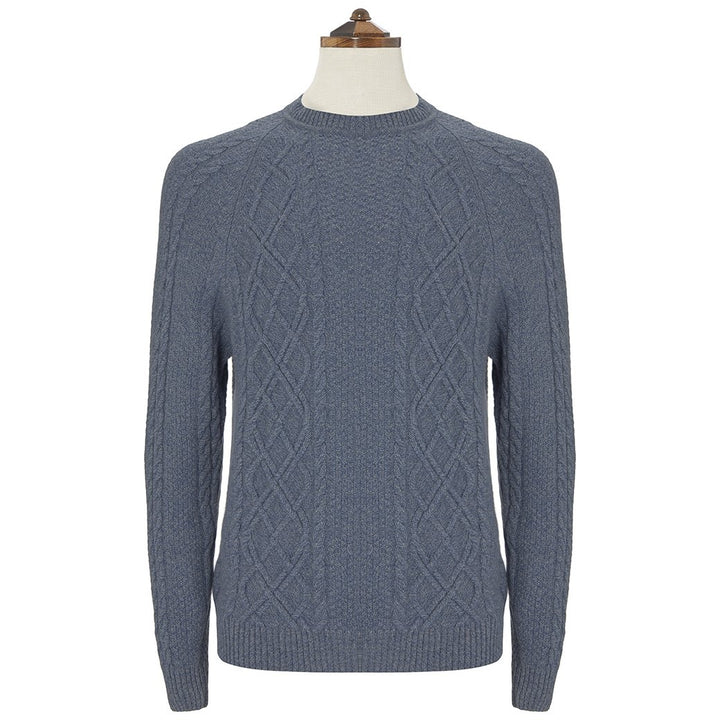 Kinlaw Blue Aran Sweater