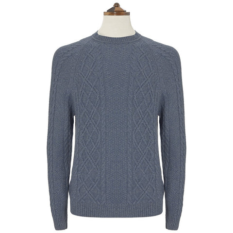 Kinlaw Blue Aran Sweater