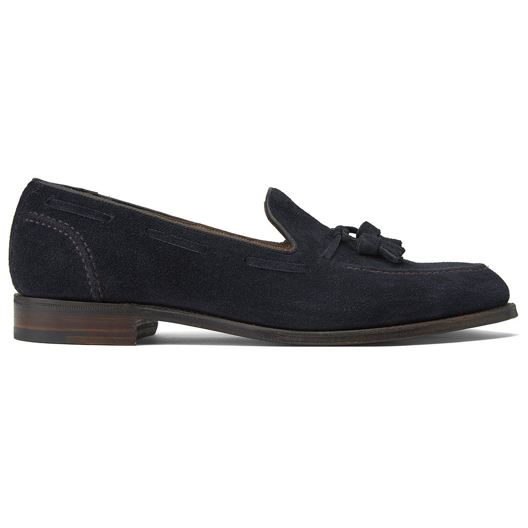 Sonny Navy Suede Tassel Loafer