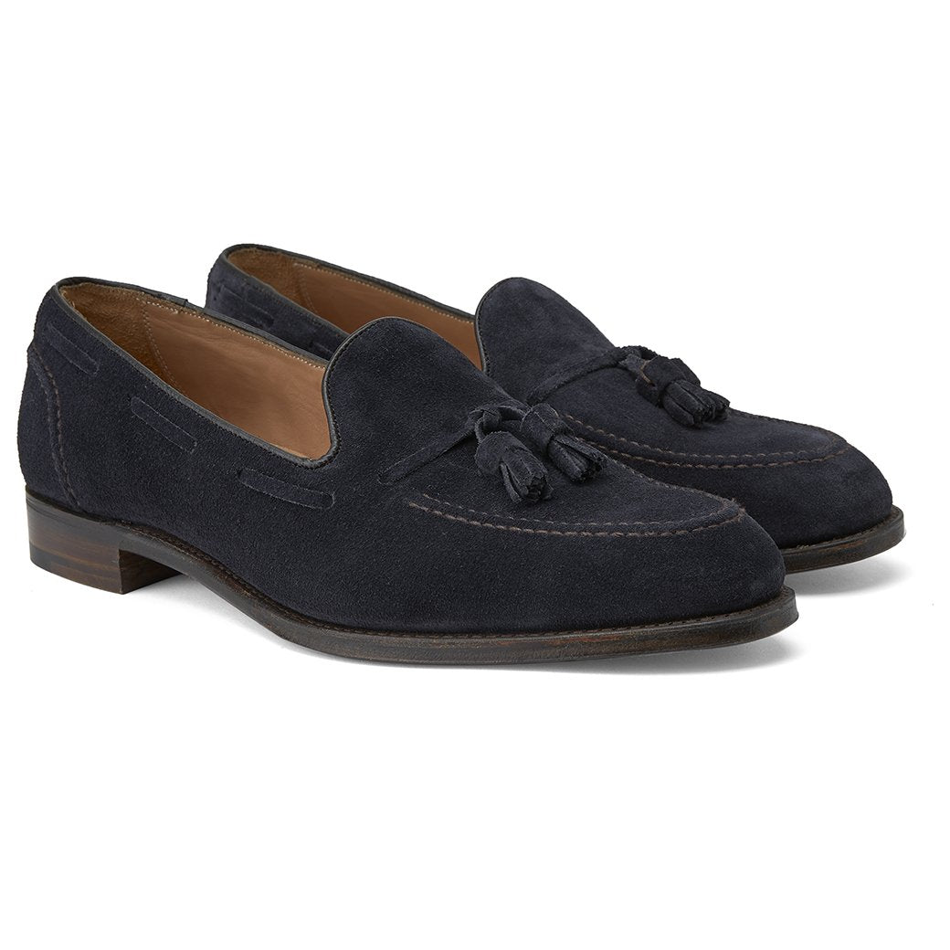 Sonny Navy Suede Tassel Loafer