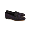 Knightsbridge Jacquard Purple Slipper