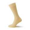 Sontley Yellow Ribbed Calf Length Sock