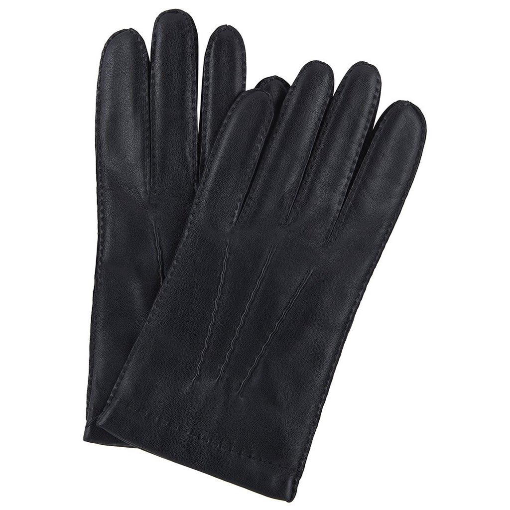 Ede & Ravenscroft | Touchscreen Hairsheep Leather Gloves | Black