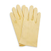 Pale Yellow Leather Unlined Dresswear Gloves