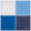 Blue and White Gradient Spot Print Pocket Square