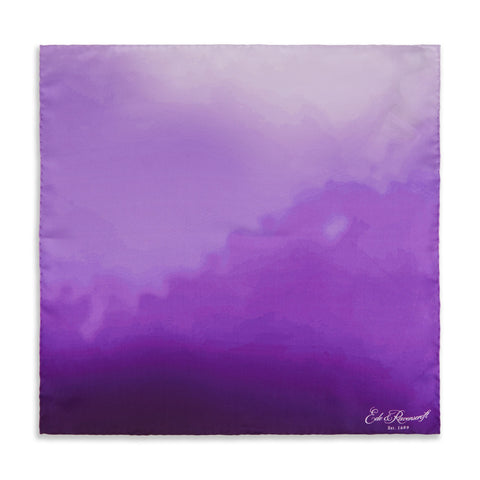 Purple Watercolour Pocket Square