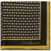 Black and Gold Fleur De Lys Pocket Square