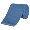 Pale Blue Fine Gauge Knitted Silk Tie