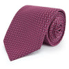 Pink Grid Woven Silk Tie
