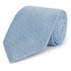 Blue Daisy Woven Silk Tie