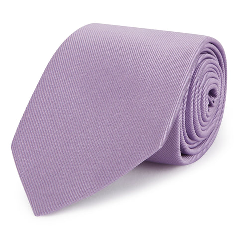 Purple Heavy Twill Woven Silk Tie