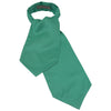 Green Polka Dot Printed Silk Cravat