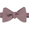 Pink Grosgrain Silk Cotton Butterfly Bow Tie