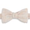 Pink Floral Woven Silk Bow Tie