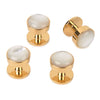 Gold and Mother of Pearl Dress Studs