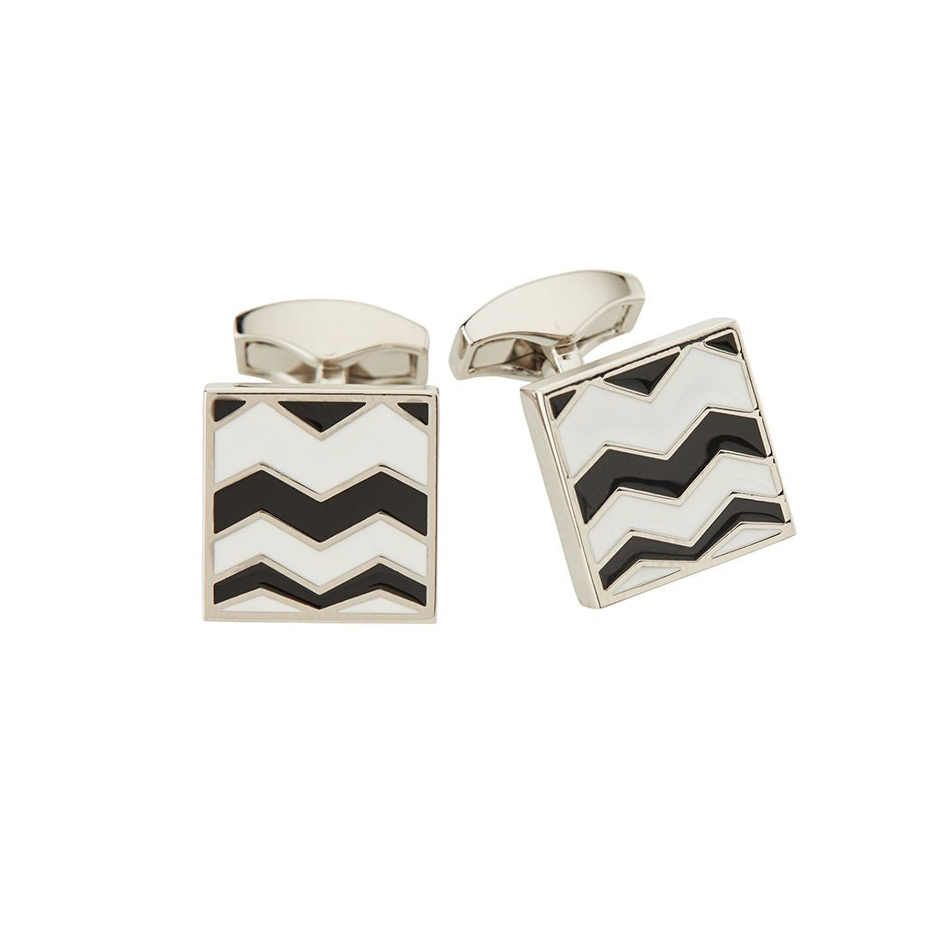 Tile Geometric Cufflink