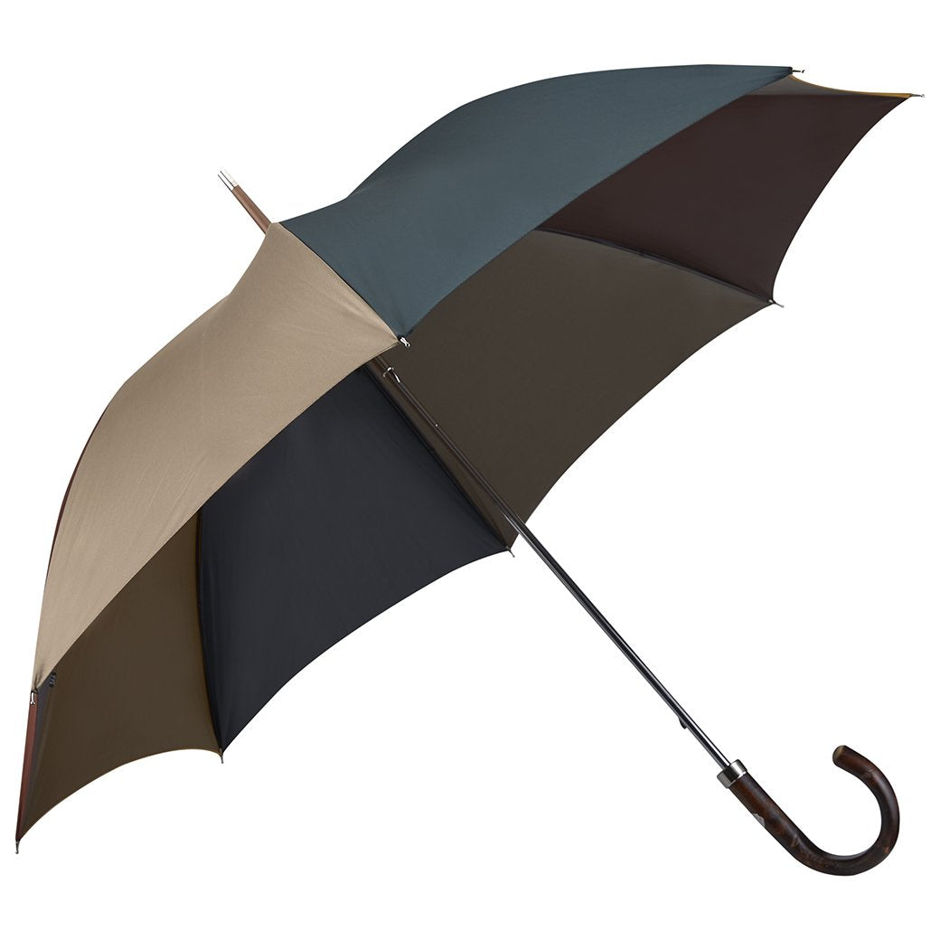 Chestnut Four Colour Panel Umbrella