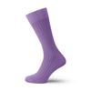 Sontley Purple Ribbed Calf Length Sock