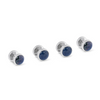 Mother of Pearl and Blue Sodalite Reversible Shirt Stud Set