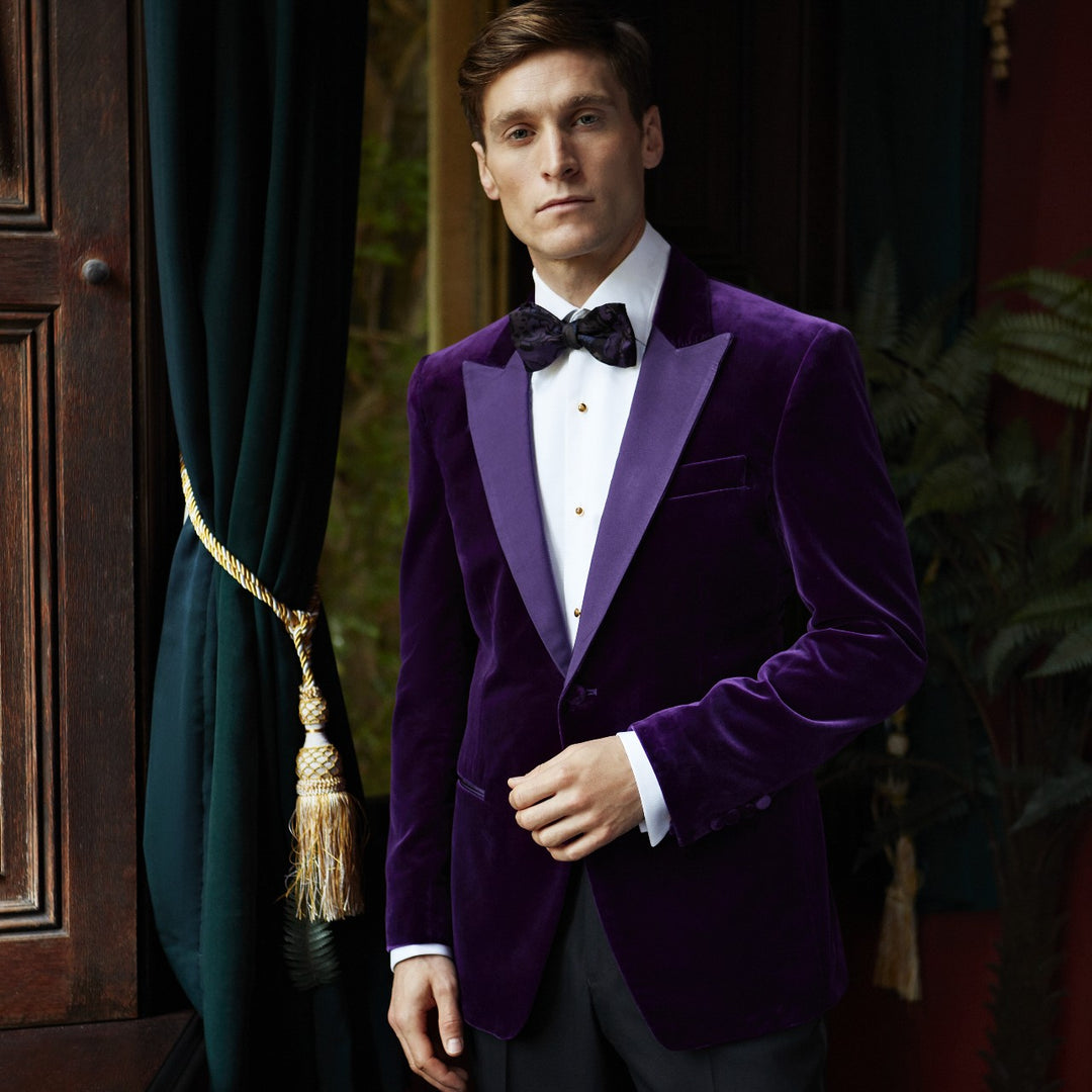 Bailey Purple Velvet Jacket