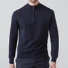 Kayden Navy Half Zip Long Sleeve Pullover